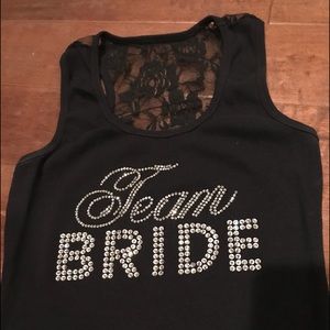 Team bride tank top